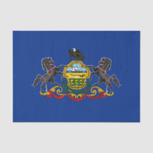 Pennsylvanische Flagge Seidenpapier
