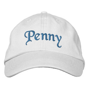 Penny bestickte Baseballkappe / Hat Blue
