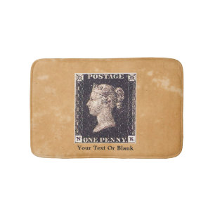 Penny Black Briefmarke Badematte