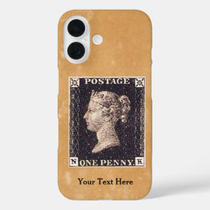 Penny Black Postage-Briefmarke iPhone 16 Hülle