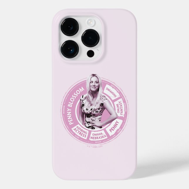 Penny Blossom Info Graphic Case-Mate iPhone Hülle (Rückseite)