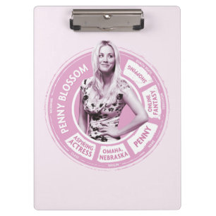 Penny Blossom Info Graphic Klemmbrett