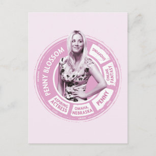 Penny Blossom Info Graphic Postkarte