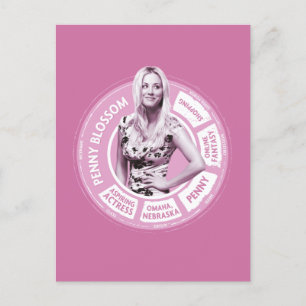Penny Blossom Info Graphic Postkarte