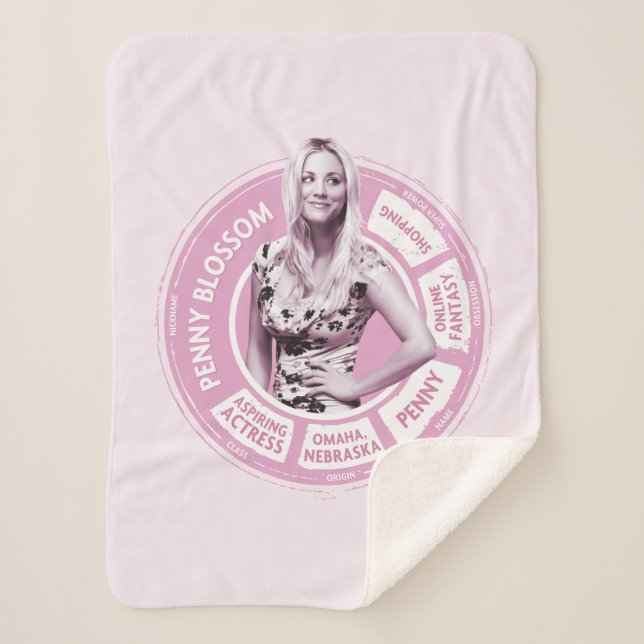 Penny Blossom Info Graphic Sherpadecke (Vorderseite)