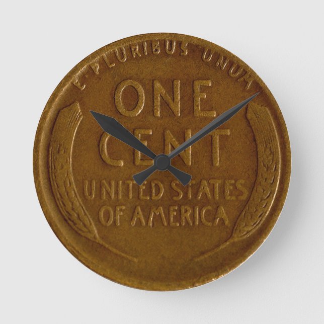 Penny Clock Runde Wanduhr (Vorderseite)