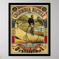 Penny Farthing Bicycle von Columbia 1880