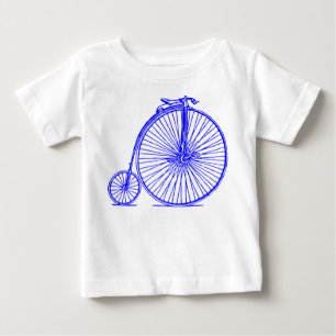 Penny Farthing - Blau Baby T-shirt