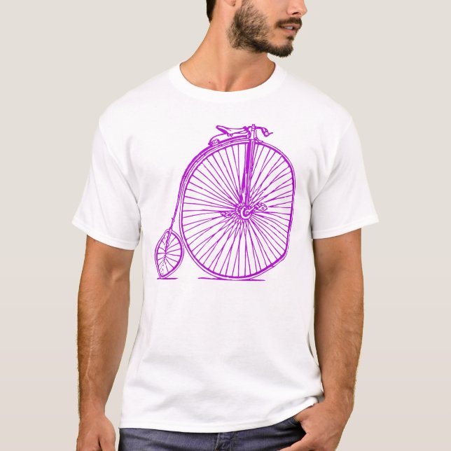 Penny Farthing - Lila T-Shirt (Vorderseite)