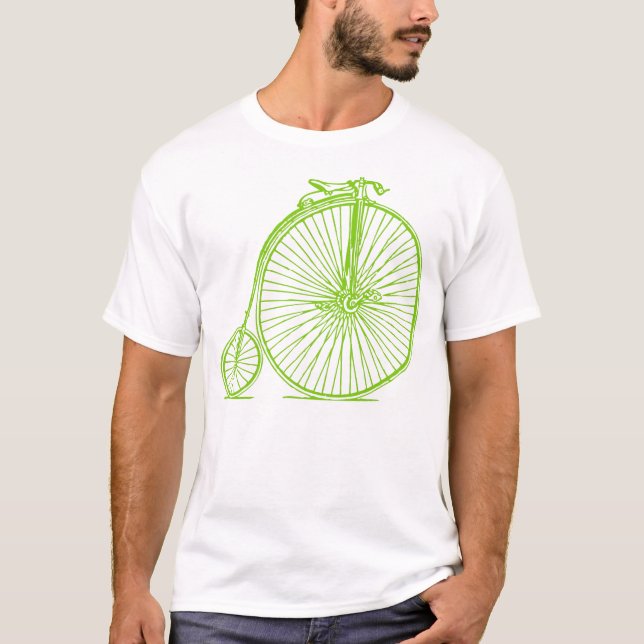 Penny Farthing - Martian Green T-Shirt (Vorderseite)