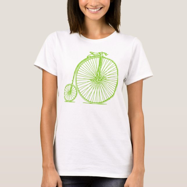 Penny Farthing - Martian Green T-Shirt (Vorderseite)