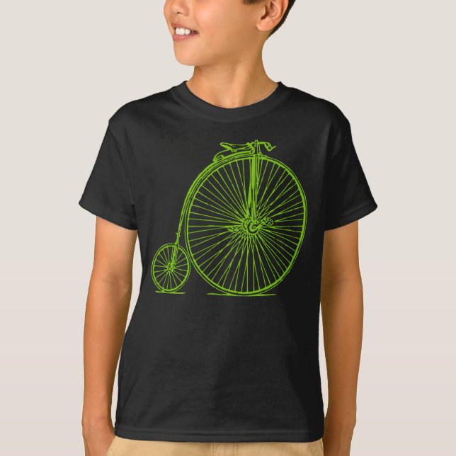 Penny Farthing - Martian Green T-Shirt (Vorderseite)
