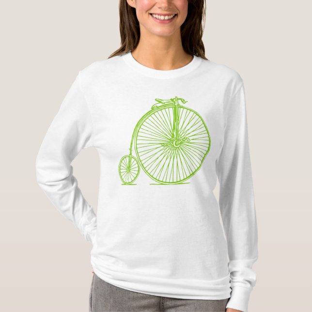 Penny Farthing - Martian Green T-Shirt (Vorderseite)