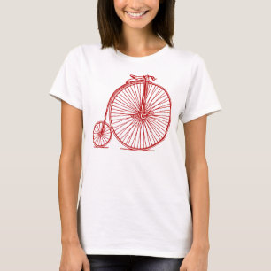 Penny Farthing - Ruby Red T-Shirt