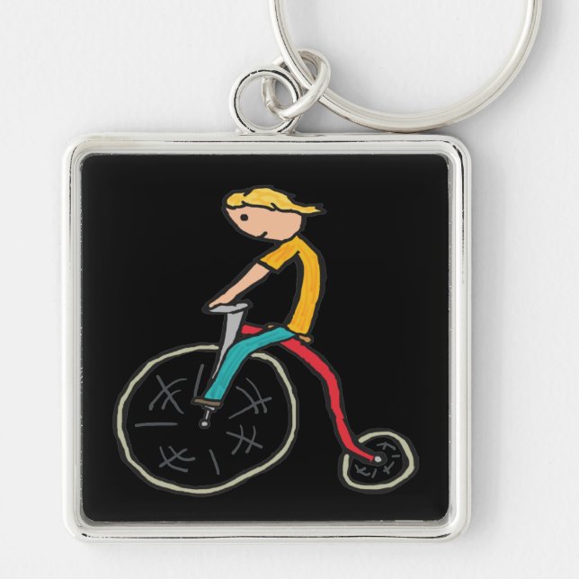Penny Farthing Schlüsselanhänger (Vorne)