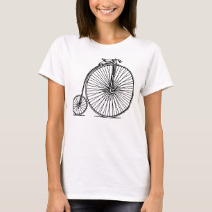 Penny Farthing - Schwarz T-Shirt
