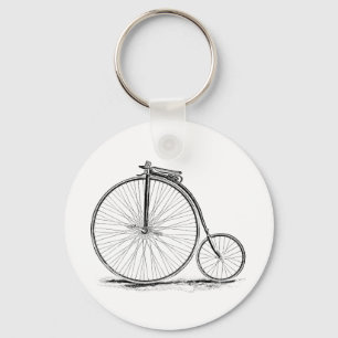 Penny-Farthing Vintages Hoch-Rad Fahrrad Schlüsselanhänger