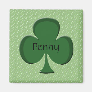 Penny Kleeblatt Name Magnet