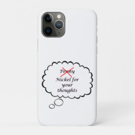Penny/Nickel für deine Gedanken Handyhülle Case-Mate iPhone Hülle