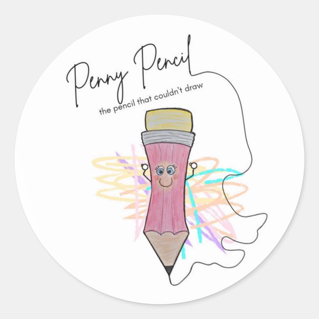 Penny Pencil Aufkleber (Vorderseite)