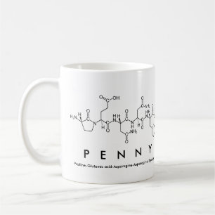 Penny-Peptidname-Tasse Tasse