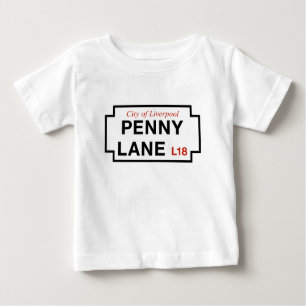 Penny-Weg, Straßenschild, Liverpool, Baby T-shirt