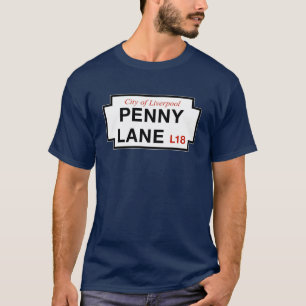 Penny-Weg, Straßenschild, Liverpool, T-Shirt