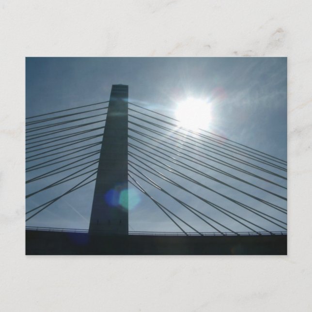Penobscot Narrows Bridge Postkarte (Vorderseite)
