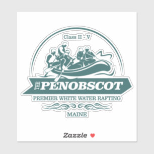 Penobscot River (Rafting 2) Aufkleber