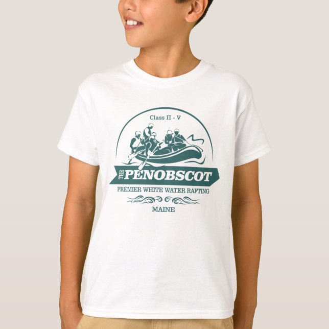 Penobscot River (Rafting 2) T-Shirt (Vorderseite)