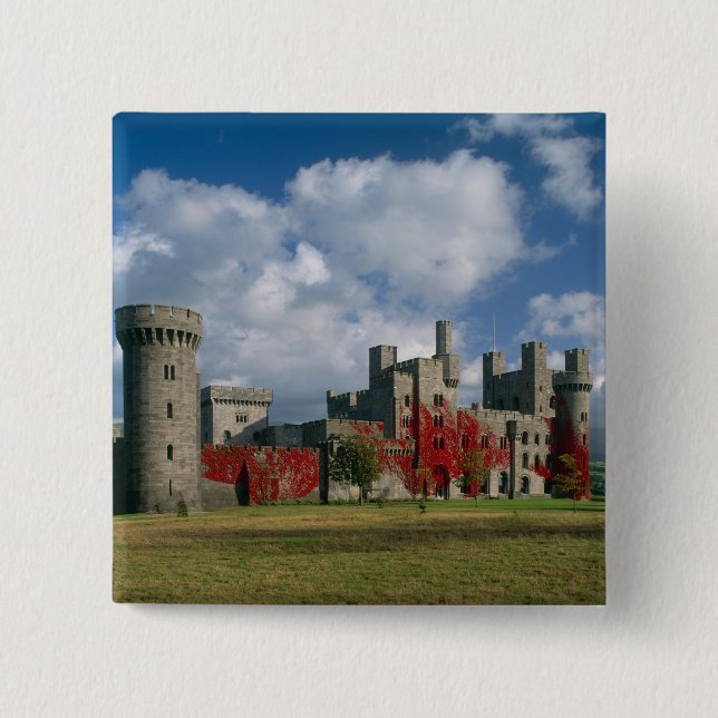 Penrhyn Castle, Gwynedd, Wales Button (Vorderseite)