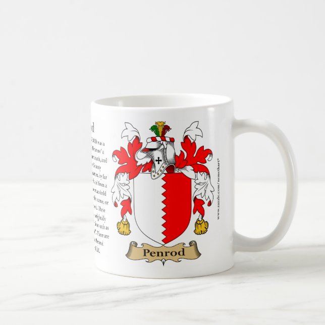Penrod, der Ursprung, die Bedeutung und das Wappen Tasse (Rechts)