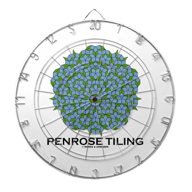 Penrose Tiling (fünffache Symmetrie) Dartscheibe (vorne)
