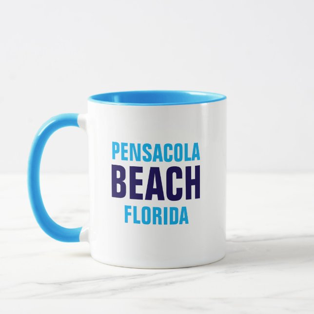 Pensacola Beach Florida Coffee Mug Tasse (Links)