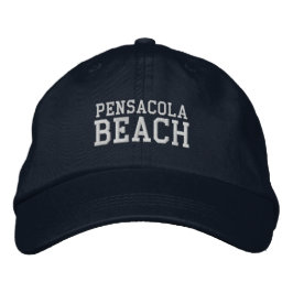 Pensacola Beach Florida Embroidered Baseball Hat Bestickte Baseballkappe