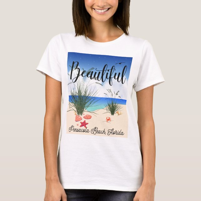 Pensacola Beach Florida (schön) T-Shirt (Vorderseite)