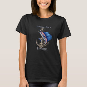 Pensacola Beach Florida Schwertfisch Marlin Ocean  T-Shirt