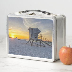 Pensacola Beach Lifegustation Sunrise Lunchbox