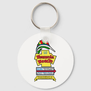 Pensacola Beach Signer Schlüsselanhänger