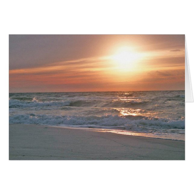 Pensacola Beach Sunrise Card (Vorderseite (Horizontal))