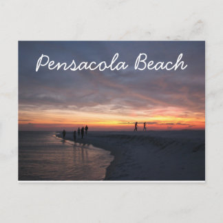 Pensacola Beach Sunset Postkarte