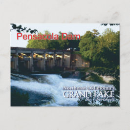 Pensacola Dam...Grand Lake OK Postkarte