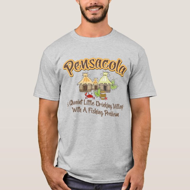 Pensacola Fischen T Shirt (Vorderseite)