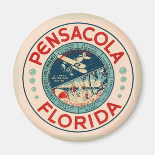 Pensacola FL Vintag Magnet