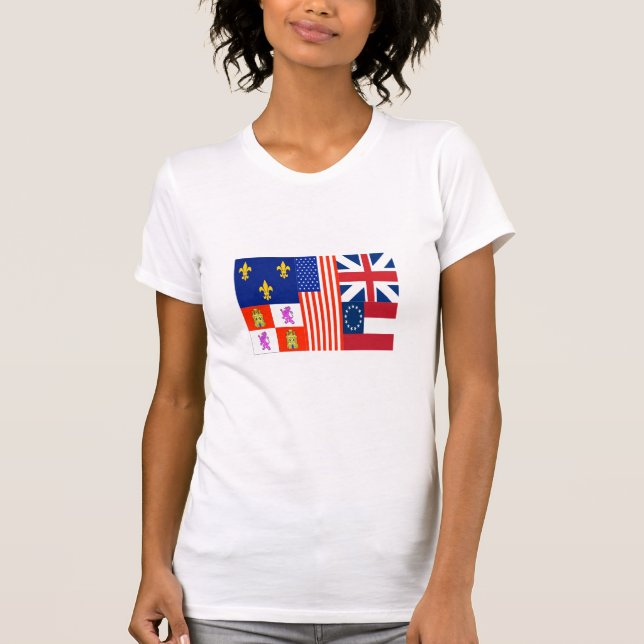 Pensacola-Flagge T-Shirt (Vorderseite)