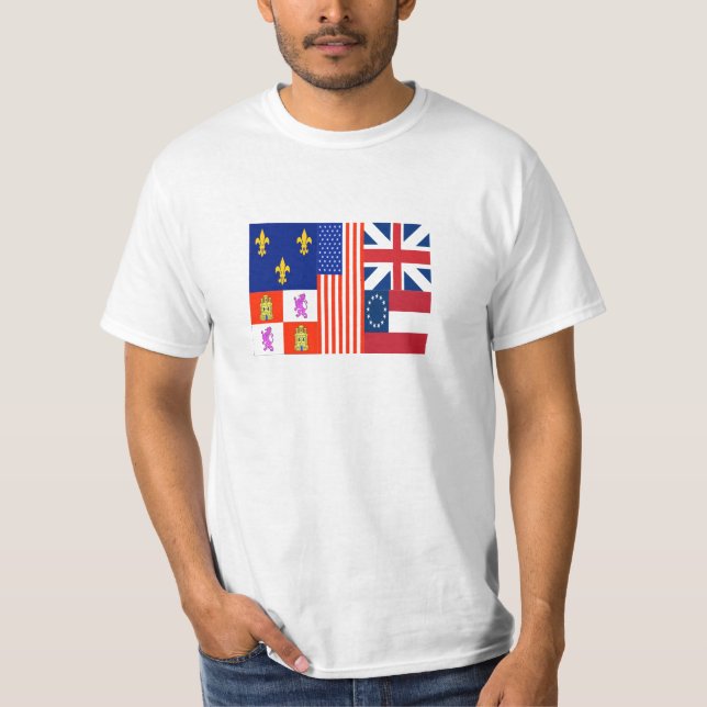 Pensacola-Flagge T-Shirt (Vorderseite)