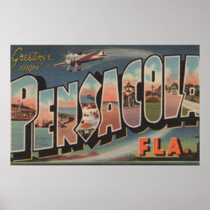 Pensacola, Florida (Flugzeuge) Poster