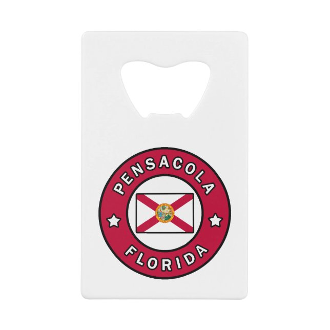 Pensacola Florida Geldbeutel Flaschenöffner (Vorderseite)