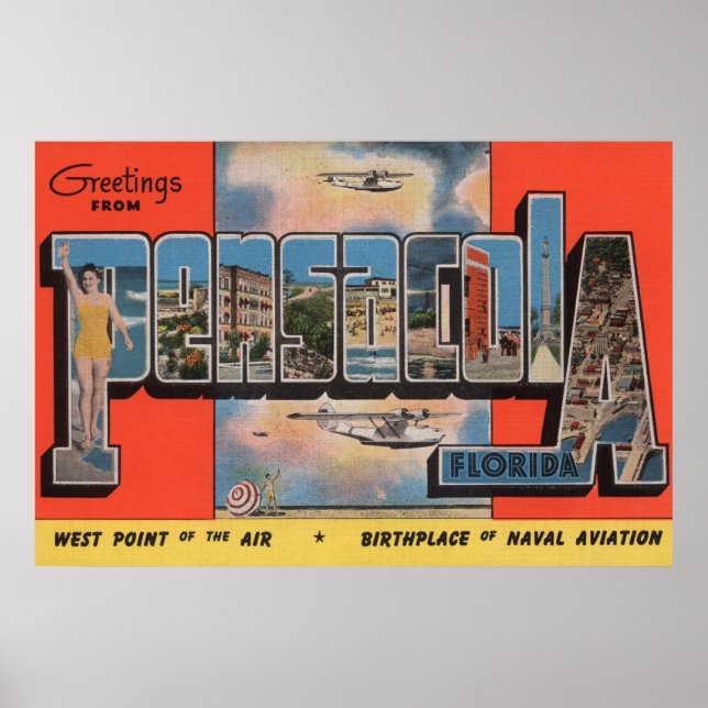 Pensacola, Florida - Große Buchstabenszenen 2 Poster (Vorne)