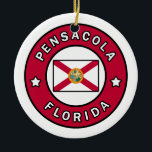 Pensacola Florida Keramik Ornament<br><div class="desc">Pensacola Florida</div>